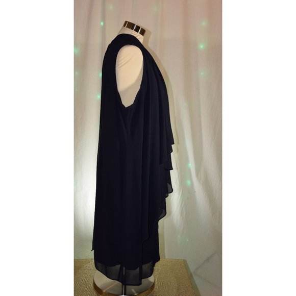 Jessica Howard Blue cocktail dress size 16W - Picture 4 of 10